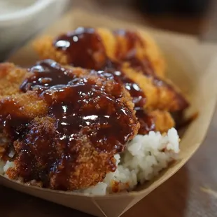 Chicken KATSU over rice $7.00 *4/29/23