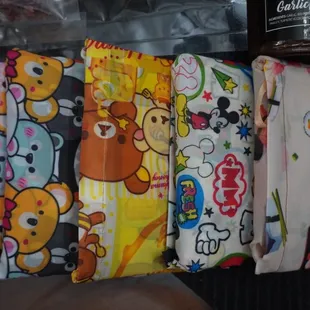 These NICE REUSABLE bags bought fR. The Foodie con and expo (5 for $20) *4/29/23