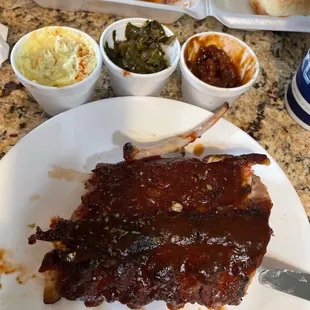 ribs, food, bbq ribs