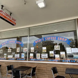 the outside of the store