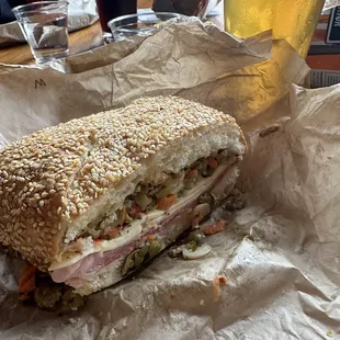 Superb Muffuletta...