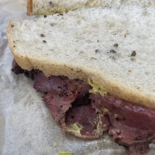 a corned beef sandwich