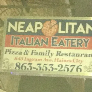 Outdoor signage