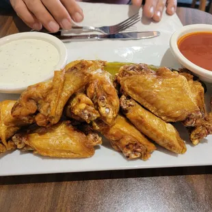 Wings.  Best part of our meal.