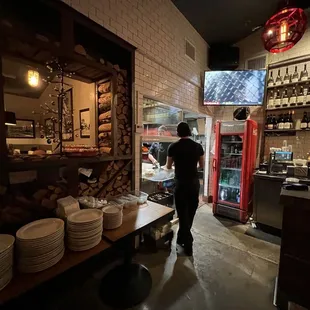 interior, sushi and sashimi