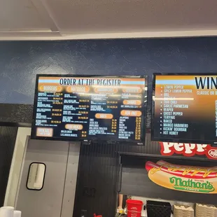 the menu