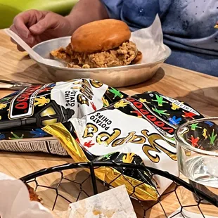 Crispy chicken sandwich