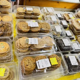 a variety of cookies
