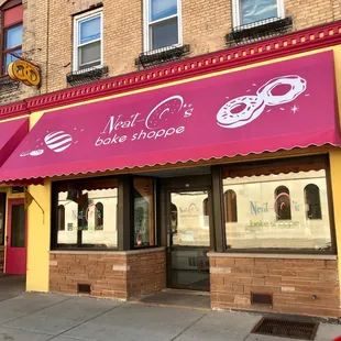 the outside of the store