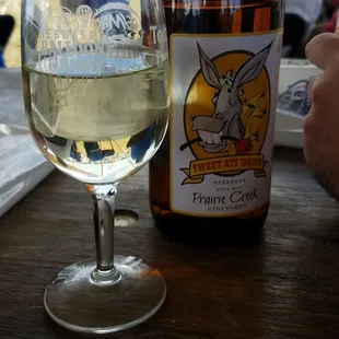 Sweet ass wine from Priarie Creek winery.