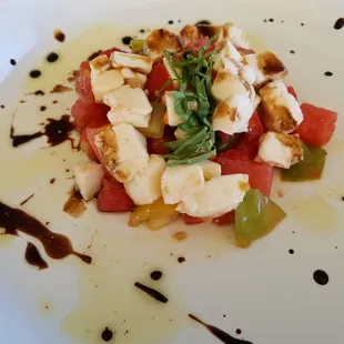 Tomato and mozzarella salad