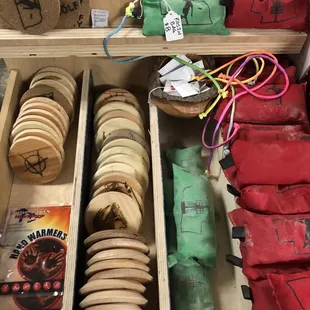 Rosin bags and disc markers made by the owner!