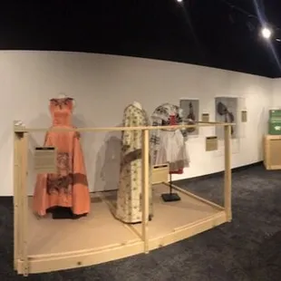 History displays on second floor.