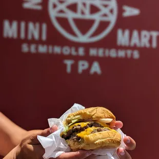 Double cheeseburger $9 sandwich only ($13 combo)