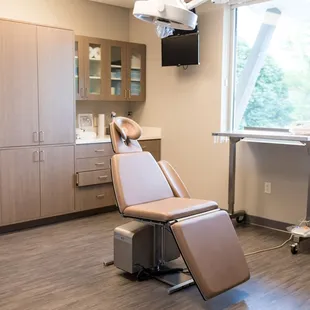 Our procedure rooms were designed to make you feel calm and at ease.