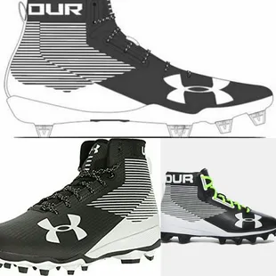 Under Armour football shoes are arriving daily in time for football camp!