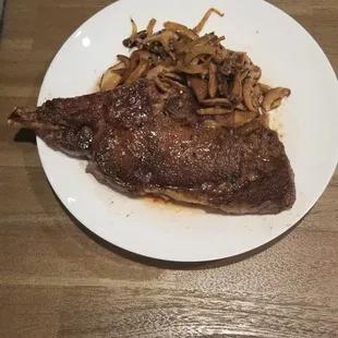 Bison Ribeye prepared