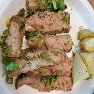 Brazilian steak w/chimichurri sauce