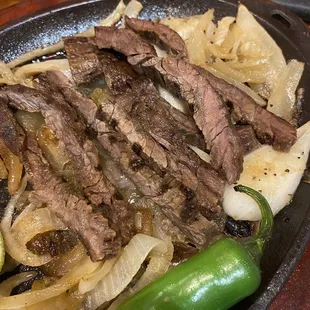 Lunch portion - Beef Fajitas