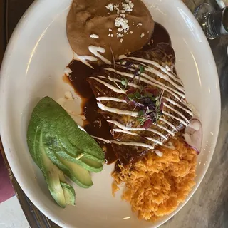 Chicken Mole Enchiladas