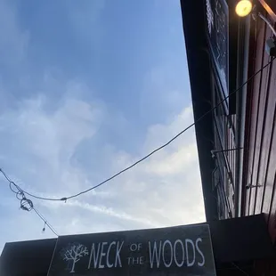outside