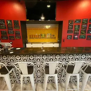 the bar and seating