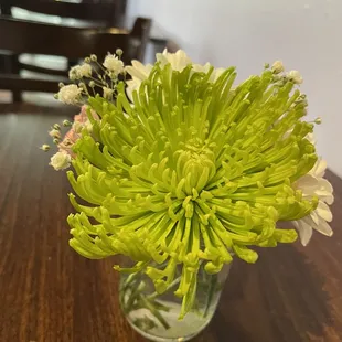 Pretty flowers on the table