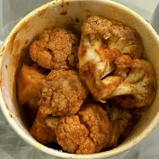Cauliflower buffalo wings