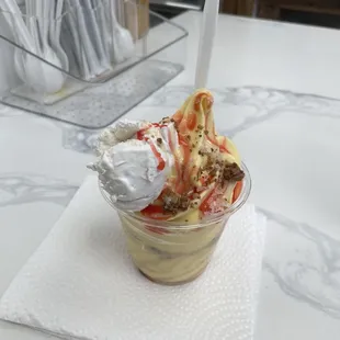 Pineapple soft serve