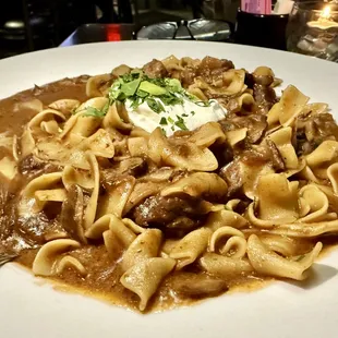 Short Rib Stroganoff