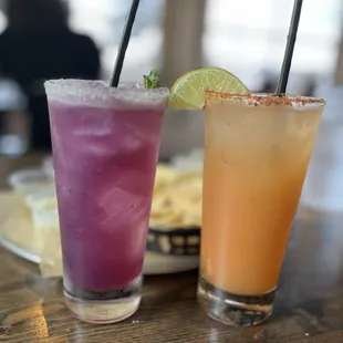 Lavender skies and cowboy margarita.