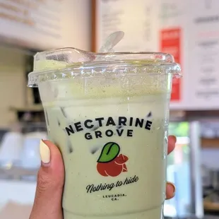 Guava Matcha Latte