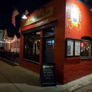 the outside of the building