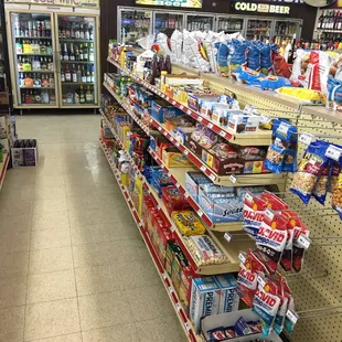 a grocery store aisle