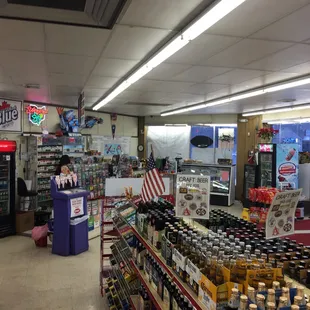 the inside of a store