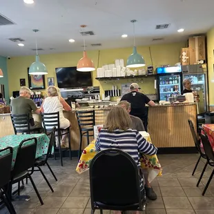 Dining and serving area.