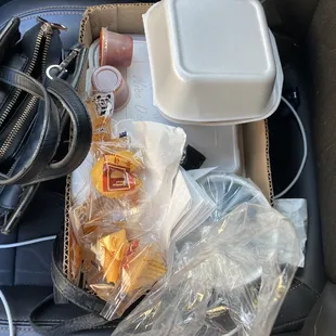 the contents of a car