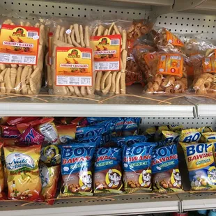 Various snacks at Nee How