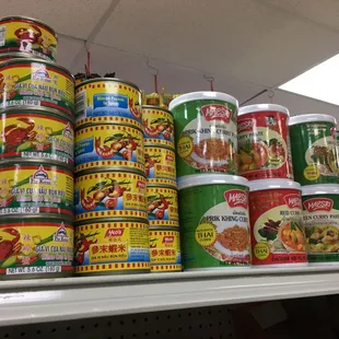 Various groceries at Nee How