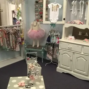 Adorable hand made children clothing and more.