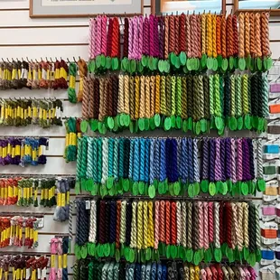Lots of different color threads in all different brands!!