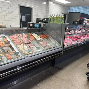 Fresh meat selection