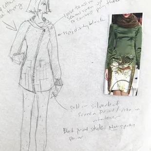 Fashion sewing and design.