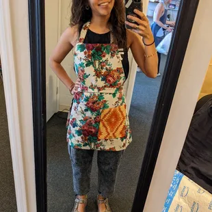 My apron from the intro to sewing class!