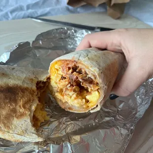 Best breakfast burritos in the area