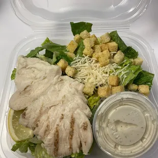 Chicken Caesar salad