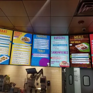 Animated menu