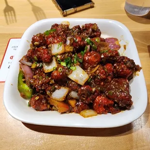 Gobi Manchurian dry(crispy cauliflower) (yum yum)