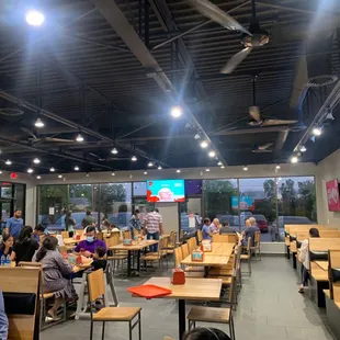 Ample seating space