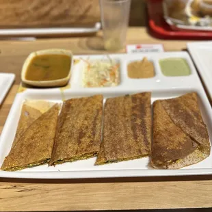 PANEER BHURJI DOSA WRAP